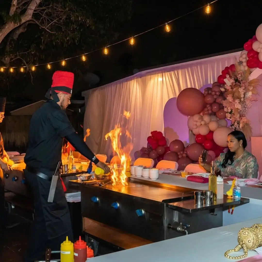 Private hibachi chef