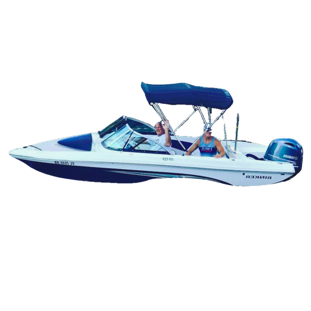 Rinker qx18 max 8 pax 18 with or w wo captain