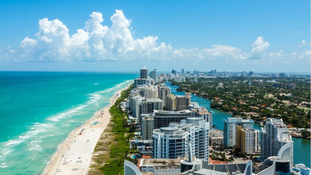Elevate your investment: premier vacation rental management in south florida by luxury vacation stays 1 South beach from above picture id590299316